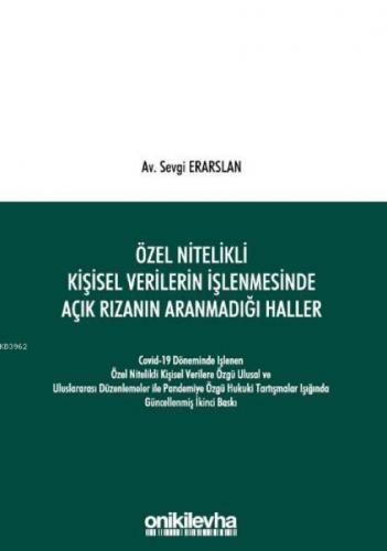Özel Nitelikli Kişisel Verilerin İşlenmesinde Açık Rızanın Aranmadığı Haller  Frontansicht 1