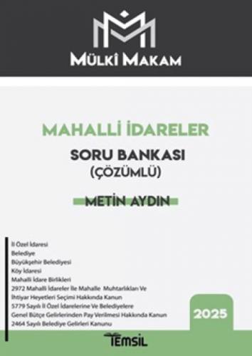 Mülki Makam Mahalli İdareler Çözümlü Soru Bankası  Frontansicht 1