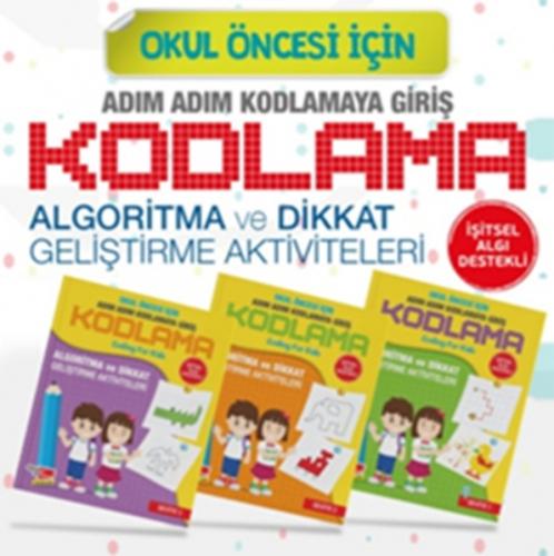 Okul Öncesi İçin Adım Adım Kodlamaya Giriş (3 Kitap Takım)  Frontansicht 1