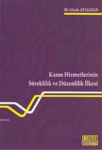 Kamu Hizmetlerinin Süreklilik ve Düzenlilik İlkesi  Frontansicht 1