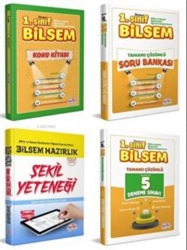 EDİTÖR 1. SINIF BİLSEM HAZIRLIK KİTAPLARI SETİ 4 LÜ SET  Frontansicht 1