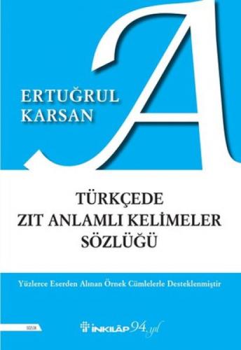Türkçede Zıt Anlamlı Kelimeler Sözlüðü  Frontansicht 1
