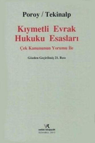 Kıymetli Evrak Hukuku Esasları  Frontansicht 1