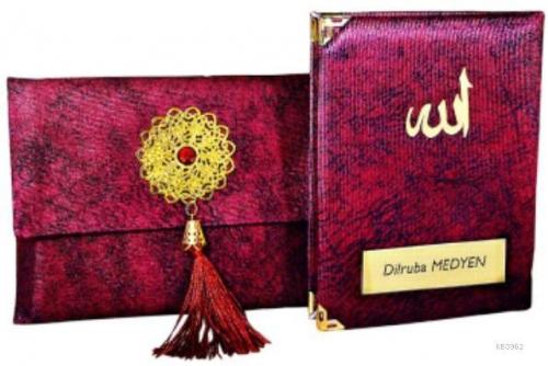 Nubuk Kumaş Kaplı ve Çantalı Yasin Kitabı  Frontansicht 1