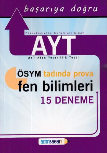 AYT Fen Bilimleri 15 Deneme  Frontansicht 1