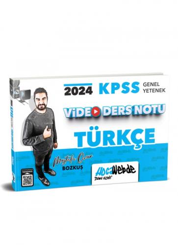 HocaWebde Yayınları 2024 KPSS Genel Yetenek  Türkçe Video Ders Notu  Frontansicht 1