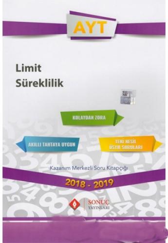 2018 - 2019 AYT Limit ve Süreklilik Kazanım Merkezli Soru Kitapçığı  Frontansicht 1