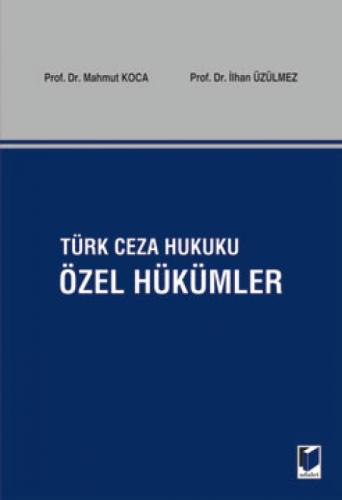 Türk Ceza Hukuku - Özel Hükümler  Frontansicht 1