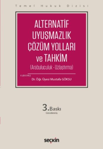 Alternatif Uyuşmazlık Çözüm Yolları ve Tahkim;(Arabuluculuk - Uzlaştırma)  Frontansicht 1