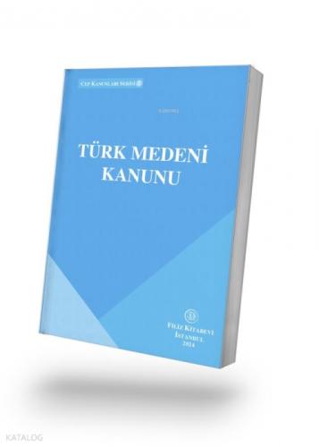 Türk Medeni Kanunu 2024 (Cep Kanunu)  Frontansicht 1