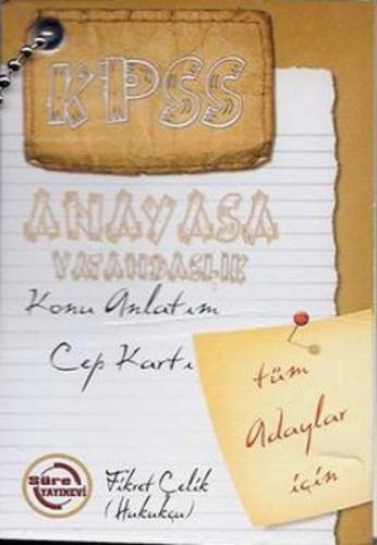 KPSS Anayasa Vatandaşlık Konu Anlatım Cep Kartı  Frontansicht 1