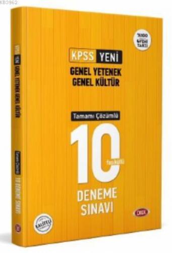 KPSS Genel Yetenek Kültür Tamamı Çözümlü 10 Deneme Sınavı  Frontansicht 1