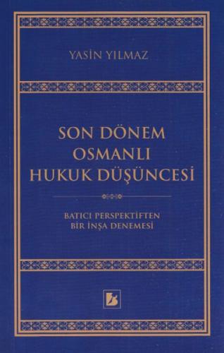 Son Dönem Osmanlı Hukuk Düşüncesi  Frontansicht 1