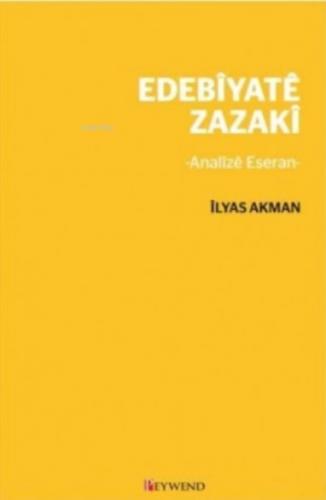 Edebiyatê Zazakî  Frontansicht 1