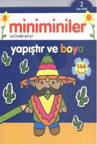 Miniminiler Lacivert Kitap Yapıştır ve Boya  Frontansicht 1