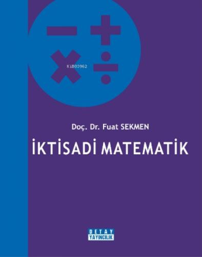 İktisadi Matematik  Frontansicht 1