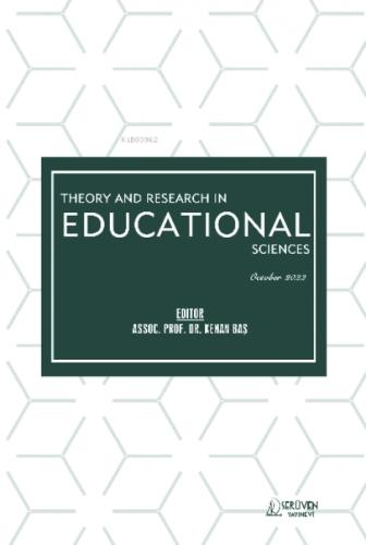 Theory and Research in Educational Sciences / October 2022  Frontansicht 1