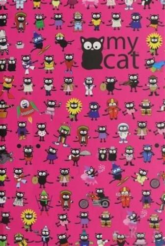 MyCat Sert Kapaklı Defter - Pembe  Frontansicht 1