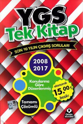 YGS Tek Kitap 2007 2016 Son 10 Yılın Çıkmış  Frontansicht 1