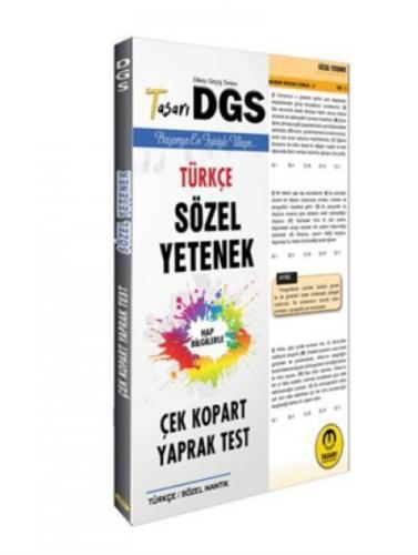 DGS Türkçe Sözel Yetenek Yaprak Test 2020  Frontansicht 1