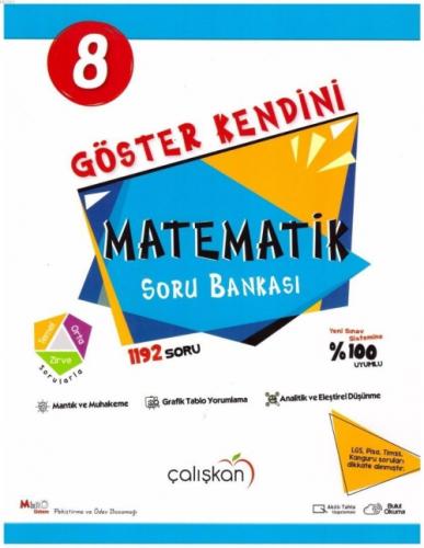 Çalışkan Yayınları 8. Sınıf LGS Matematik Göster Kendini Soru Bankası Çalışkan  Frontansicht 1