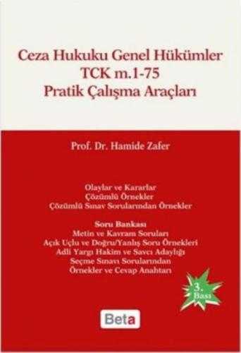 Ceza Hukuku Genel Hükümler TCK m.1-75 Pratik Çalışma Araçları  Frontansicht 1