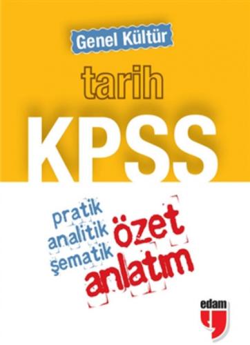 KPSS Tarih Genel Kültür Özet Anlatım (Cep Boy)  Frontansicht 1