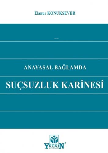 Anayasal Bağlamda Suçsuzluk Karinesi  Frontansicht 1