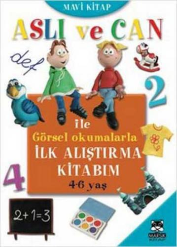 Aslı ve Can ile Görsel Okumalarla İlk Alıştırma Kitabım (Mavi Kitap)  Frontansicht 1