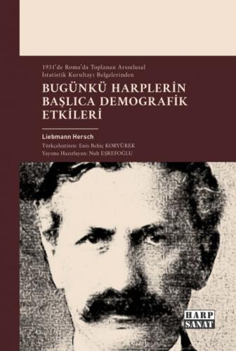 Bugünkü Harplerin Başlıca Demografik Etkileri - 1931'de Roma'da Toplanan Arsıulusal İstatistik Kurultayı Belgelerinden  Frontansicht 1