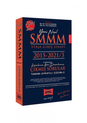 2022 SMMM Staja Giriş Sınavı Konularına Göre Düzenlenmiş Tamamı  Frontansicht 1