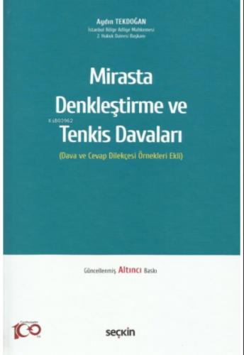 Mirasta Denkleştirme ve Tenkis Davaları (Dava ve Cevap Dilekçesi Örnekleri Ekli)  Frontansicht 1