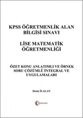 KPSS Öğretmenlik Alan Bilgisi Sınavı Lise Matematik Öğretmenliği - İntegral ve Uygulamaları  Frontansicht 1