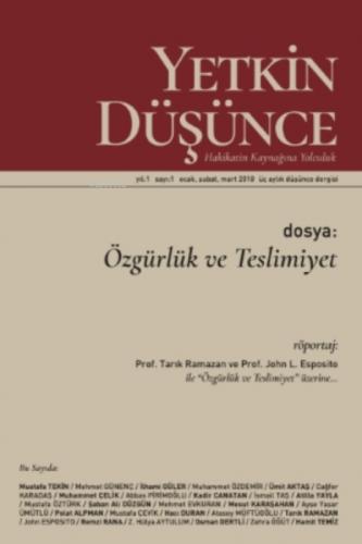 Yetkin Düşünce Sayı 1 - Özgürlük Ve Teslimiyet  Frontansicht 1