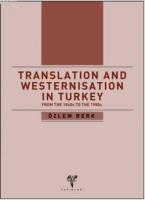 Translation and Westernisation in Turkey  Frontansicht 1