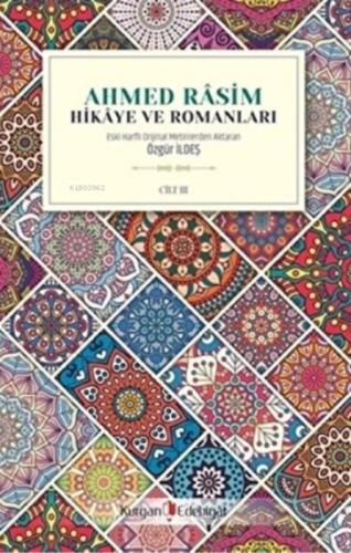 Ahmed Rasim - Hikaye ve Romanları Cilt 3  Frontansicht 1