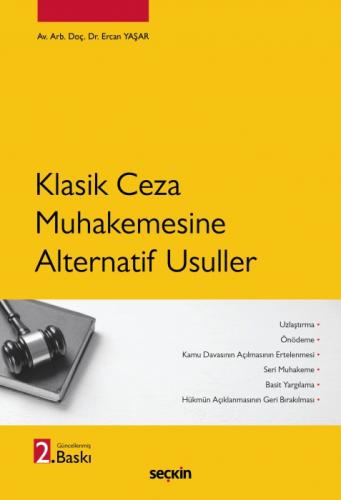 Klasik Ceza Muhakemesine Alternatif Usuller  Frontansicht 1