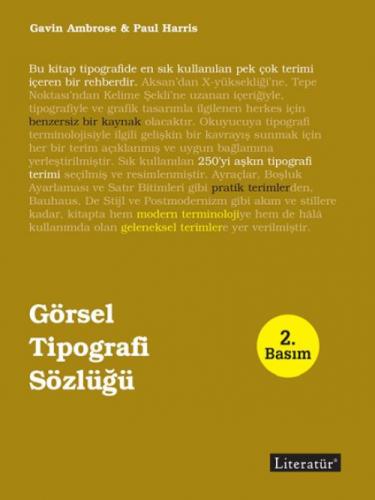 Görsel Tipografi Sözlüğü  Frontansicht 1