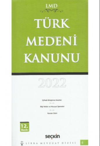 Türk Medeni Kanunu  Frontansicht 1
