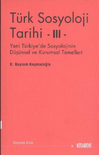 Türk Sosyoloji Tarihi III  Frontansicht 1