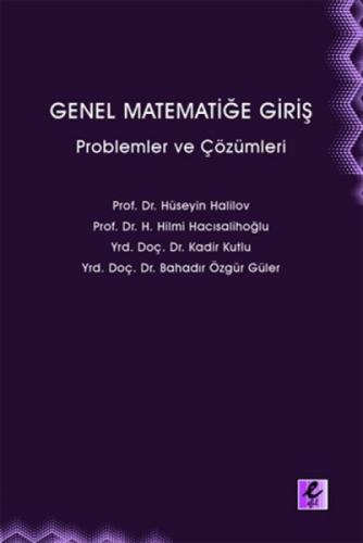 Genel Matematiğe Giriş  Frontansicht 1