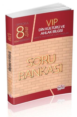 Editör Yayınları 8. Sınıf LGS VIP Din Kültürü ve Ahlak Bilgisi Soru Bankası Editör  Frontansicht 1