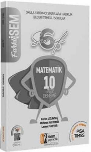 2020 Farklı İsem 6 Sınıf Matematik Tamamı Çözümlü 10 Fasikül Deneme İsem Yayıncılık  Frontansicht 1