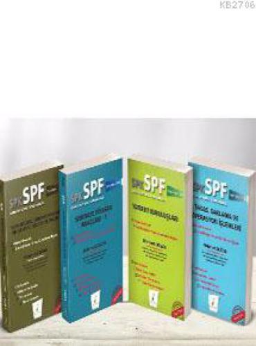 SPK - SPF Sermaye Piyasası  Faaliyetleri Düzey 1 Lisansı (4 Kitap)  Frontansicht 1
