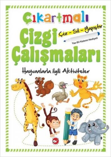 Çıkartmalı Çizgi Çalışmaları - Hayvanlarla İlgili Aktiviteler  Frontansicht 1