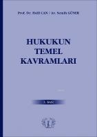 Hukukun Temel Kavramları  Frontansicht 1