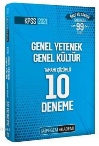 2021 KPSS Genel Yetenek Genel Kültür Tamamı Çözümlü 10 Deneme  Frontansicht 1
