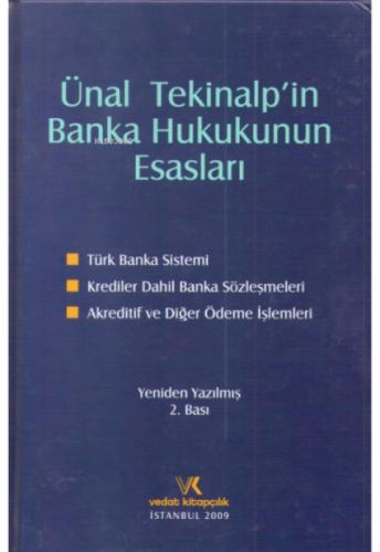 Ünal Tekinalp'in Banka Hukukunun Esasları  Frontansicht 1