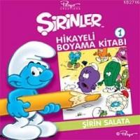 Şirinler Hikayeli Boyama Kitabı 1 - Şirin Salata  Frontansicht 1
