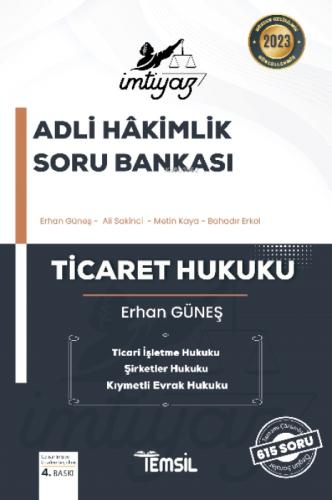 İmtiyaz Adli Hakimlik Soru Bankası Ticaret Hukuku  Frontansicht 1